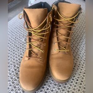 Timberland Tan Combat Boots
